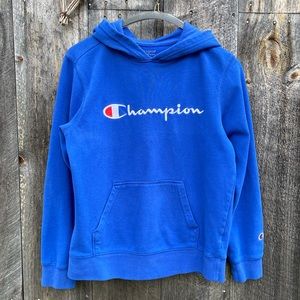 VTG Blue champion hoodie